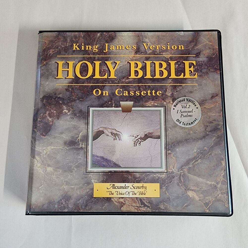 KJV Bible On Cassette Vol 2 I Samuel-Psalms Alexander Scourby Narrated 12 Tapes